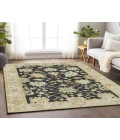 Dalyn Luxury Washable Hatay HY2 Black 8' x 10' Rug