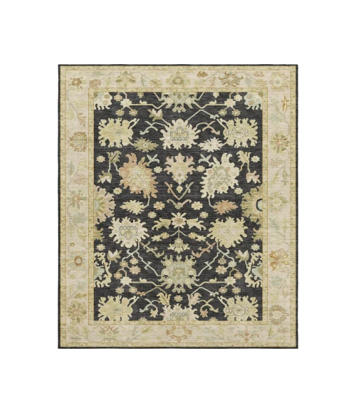 Dalyn Luxury Washable Hatay HY2 Black 8' x 10' Rug