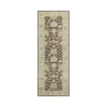 Dalyn Luxury Washable Hatay HY2 Chocolate 2'3" x 7'6" Runner Rug