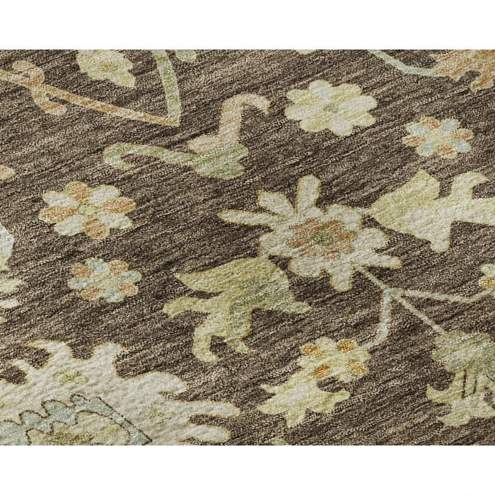Dalyn Luxury Washable Hatay HY2 Chocolate 9' x 12' Rug