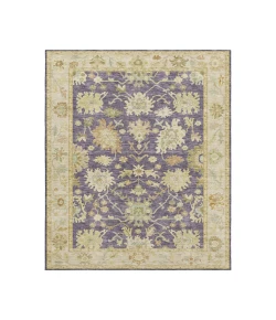 Dalyn Luxury Washable Hatay HY2 Eggplant 3' x 5' Rug