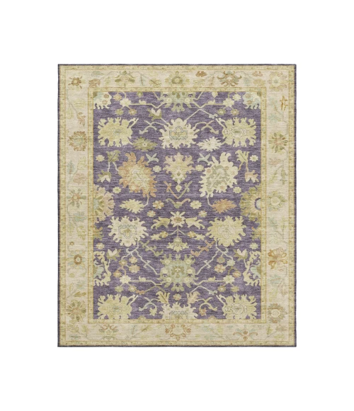Dalyn Luxury Washable Hatay HY2 Eggplant 3' x 5' Rug
