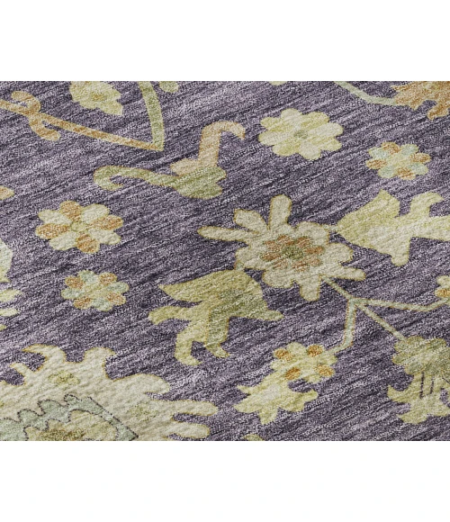 Dalyn Luxury Washable Hatay HY2 Eggplant 3' x 5' Rug
