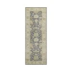 Dalyn Luxury Washable Hatay HY2 Gray 2'3" x 7'6" Runner Rug