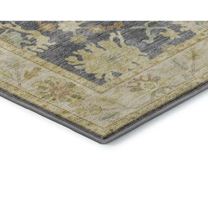Dalyn Luxury Washable Hatay HY2 Gray 10' x 14' Rug