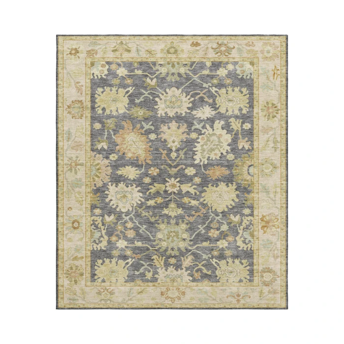 Dalyn Luxury Washable Hatay HY2 Gray 10' x 14' Rug
