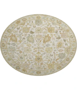 Dalyn Luxury Washable Hatay HY2 Ivory 8' x 8' Round Rug