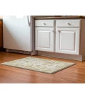 Dalyn Luxury Washable Hatay HY2 Ivory 1'8" x 2'6" Rug