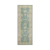 Dalyn Luxury Washable Hatay HY2 Teal 2'3" x 7'6" Runner Rug