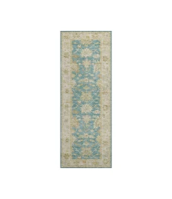 Dalyn Luxury Washable Hatay HY2 Teal 2'3" x 7'6" Runner Rug