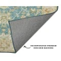 Dalyn Luxury Washable Hatay HY2 Teal 2'3" x 7'6" Runner Rug