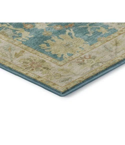Dalyn Luxury Washable Hatay HY2 Teal 2'6" x 3'10" Rug