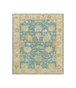 Dalyn Luxury Washable Hatay HY2 Teal 2'6" x 3'10" Rug