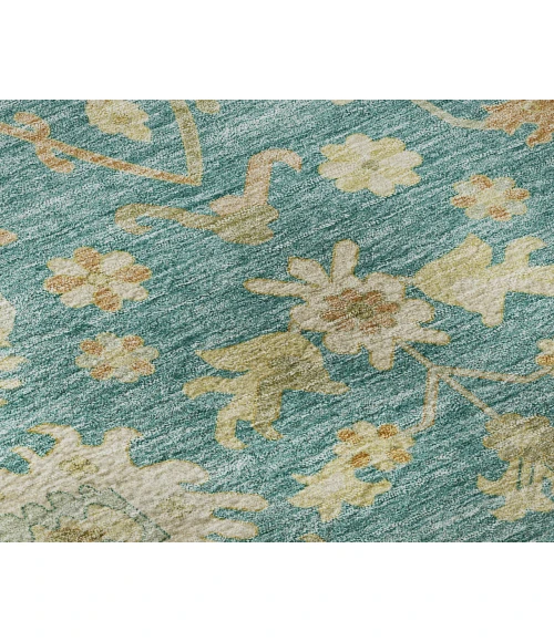 Dalyn Luxury Washable Hatay HY2 Teal 2'6" x 3'10" Rug
