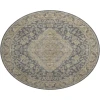 Dalyn Luxury Washable Hatay HY3 Charcoal 8' x 8' Round Rug