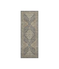 Dalyn Luxury Washable Hatay HY3 Charcoal 2'3" x 7'6" Runner Rug