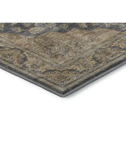 Dalyn Luxury Washable Hatay HY3 Charcoal 9' x 12' Rug