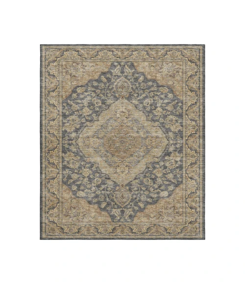 Dalyn Luxury Washable Hatay HY3 Charcoal 9' x 12' Rug