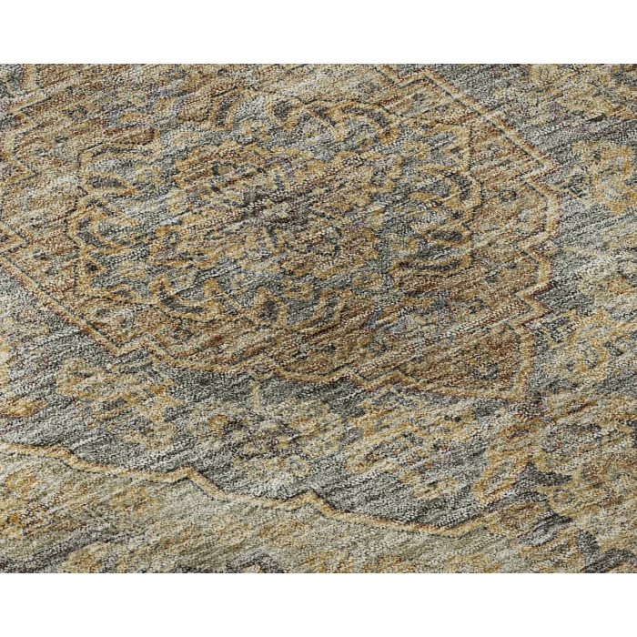 Dalyn Luxury Washable Hatay HY3 Charcoal 3' x 5' Rug