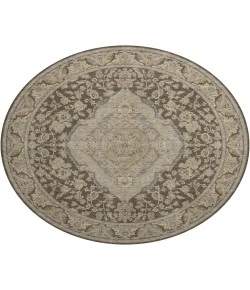 Dalyn Luxury Washable Hatay HY3 Chocolate 8' x 8' Round Rug