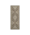 Dalyn Luxury Washable Hatay HY3 Chocolate 2'3" x 7'6" Runner Rug