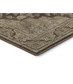 Dalyn Luxury Washable Hatay HY3 Chocolate 2'3" x 7'6" Runner Rug