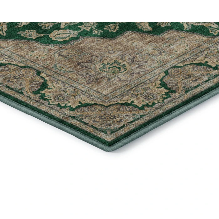 Dalyn Luxury Washable Hatay HY3 Emerald 3' x 5' Rug