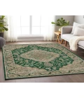 Dalyn Luxury Washable Hatay HY3 Emerald 3' x 5' Rug
