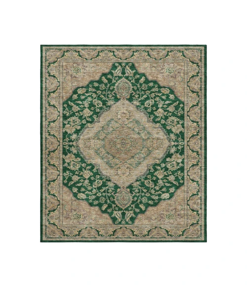 Dalyn Luxury Washable Hatay HY3 Emerald 3' x 5' Rug