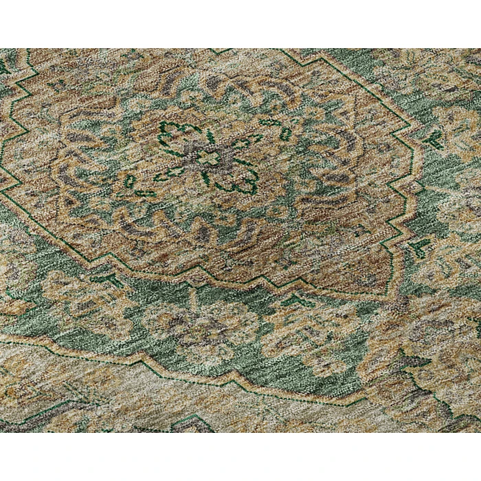 Dalyn Luxury Washable Hatay HY3 Emerald 3' x 5' Rug