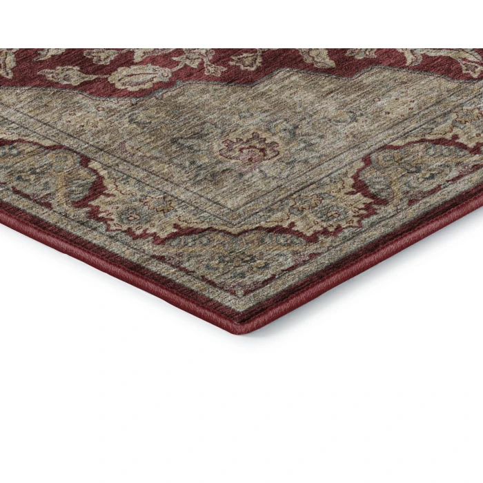 Dalyn Luxury Washable Hatay HY3 Garnet 8' x 8' Round Rug