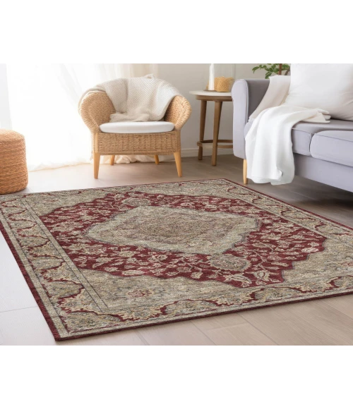 Dalyn Luxury Washable Hatay HY3 Garnet 8' x 10' Rug