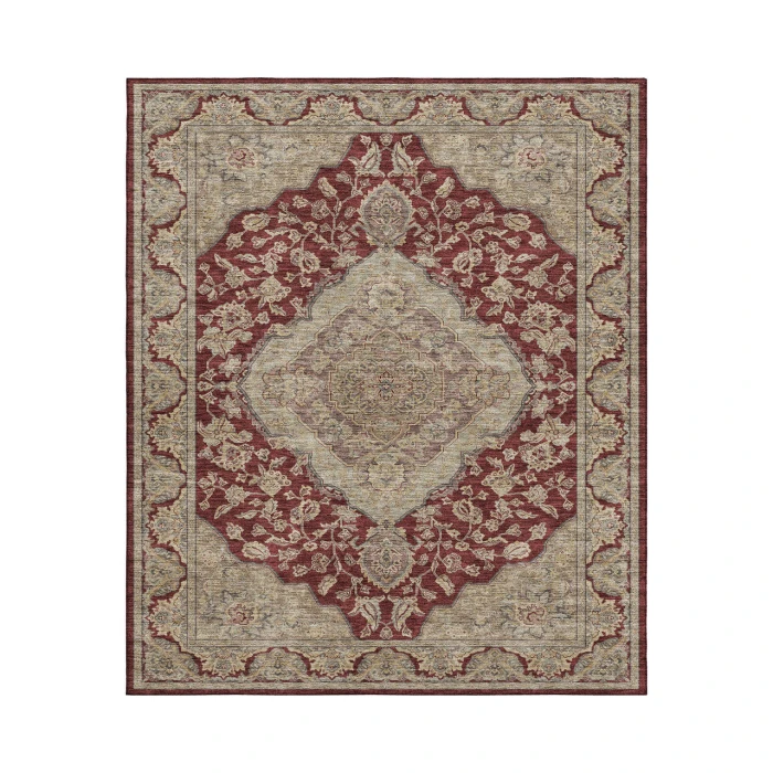 Dalyn Luxury Washable Hatay HY3 Garnet 3' x 5' Rug