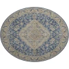 Dalyn Luxury Washable Hatay HY3 Navy 8' x 8' Round Rug