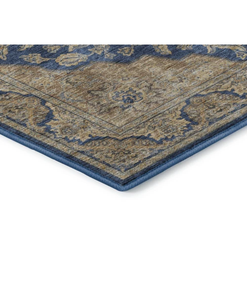 Dalyn Luxury Washable Hatay HY3 Navy 2'3" x 7'6" Runner Rug