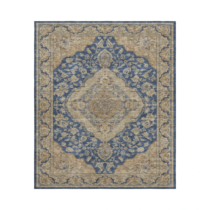 Dalyn Luxury Washable Hatay HY3 Navy 9' x 12' Rug