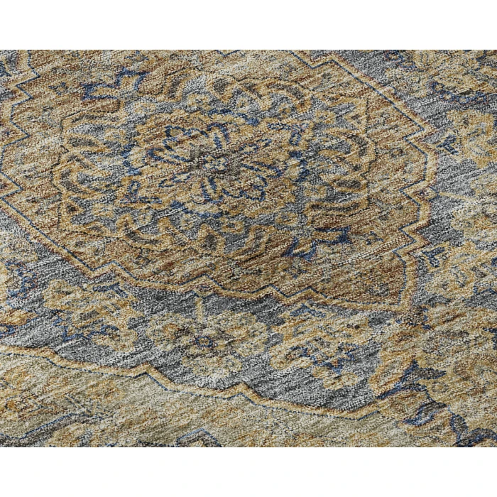 Dalyn Luxury Washable Hatay HY3 Navy 8' x 8' Round Rug