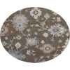 Dalyn Luxury Washable Hatay HY4 Chocolate 8' x 8' Round Rug
