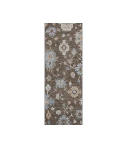 Dalyn Luxury Washable Hatay HY4 Chocolate 2'3" x 7'6" Runner Rug
