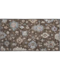 Dalyn Luxury Washable Hatay HY4 Chocolate 1'8" x 2'6" Rug