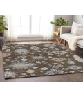 Dalyn Luxury Washable Hatay HY4 Chocolate 2'6" x 3'10" Rug