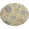 Dalyn Luxury Washable Hatay HY4 Gold 8' x 8' Round Rug