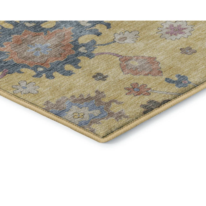 Dalyn Luxury Washable Hatay HY4 Gold 9' x 12' Rug