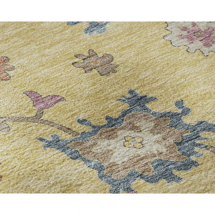 Dalyn Luxury Washable Hatay HY4 Gold 9' x 12' Rug