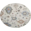 Dalyn Luxury Washable Hatay HY4 Ivory 8' x 8' Round Rug