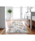 Dalyn Luxury Washable Hatay HY4 Ivory 2'3" x 7'6" Runner Rug