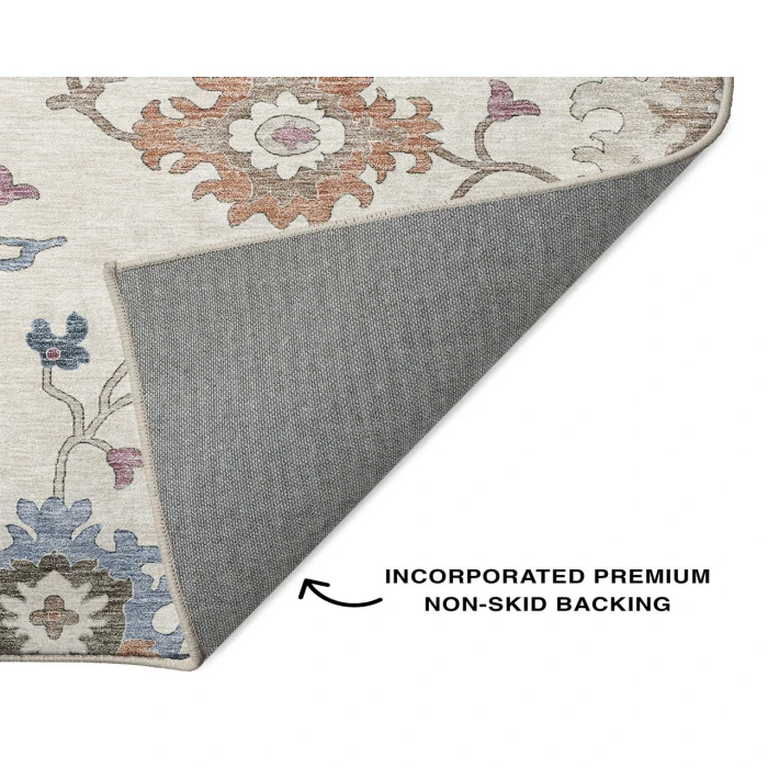 Dalyn Luxury Washable Hatay HY4 Ivory 3' x 5' Rug