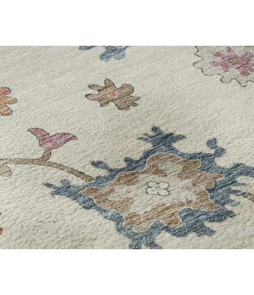 Dalyn Luxury Washable Hatay HY4 Ivory 2'3" x 7'6" Runner Rug