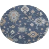 Dalyn Luxury Washable Hatay HY4 Navy 8' x 8' Round Rug