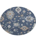 Dalyn Luxury Washable Hatay HY4 Navy 8' x 8' Round Rug
